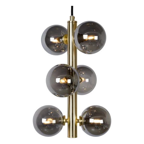 Lucide TYCHO - Pendant light - Ø 25,5 cm - 6xG9 - Matt Gold / Brass - detail 4